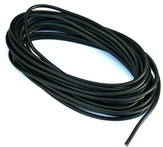 IWH 19037 Fahrzeugkabel 5 m 1.5 qmm, Schwarz