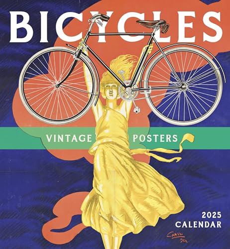 Bicycles: Vintage Posters 2025 Wall Calendar