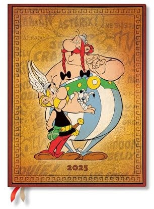 Paperblanks | 2025 Daily Planner | Asterix & Obelix | The Adventures of Asterix | 12-Month | Ultra | Elastic Band | 416 Pg | 80 GSM