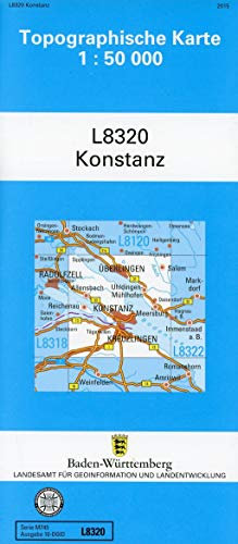 L8320 Konstanz: Zivilmilitärische Ausgabe TK50 (Topographische Karte 1:50 000 (TK50))