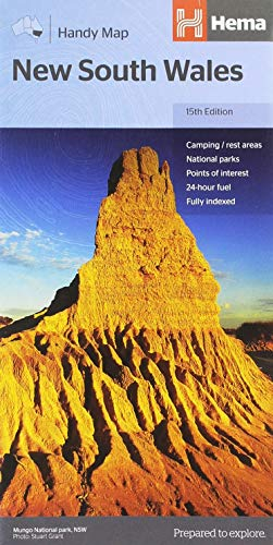 New South Wales Handy State Map: Straßenkarte