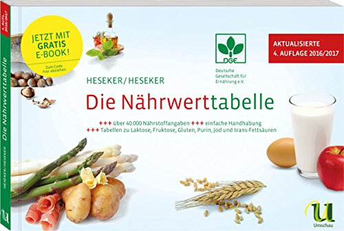 Die Nährwerttabelle 2016/2017: Besteht aus: 1 Buch, 1 E-Book