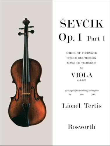 Sevcik Viola Studies: School Of Technique Part 1.: for Viola, School of Technique