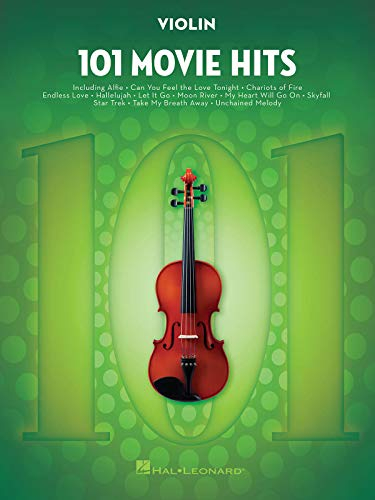 101 Movie Hits -For Violin-: Noten, Sammelband für Violine (VIOLON)