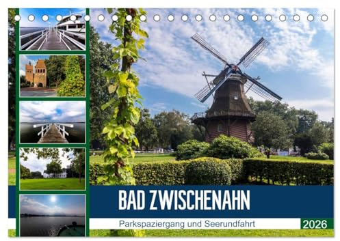 Bad Zwischenahn, Parkspaziergang und Seerundfahrt (Tischkalender 2026 DIN A5 quer), CALVENDO Monatskalender: Diese beeindruckenden Aufnahmen von Bad ... Sie das ganze Jahr hindurch. (CALVENDO Natur)