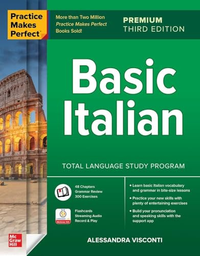 Practice Makes Perfect: Basic Italian, Premium Third Edition