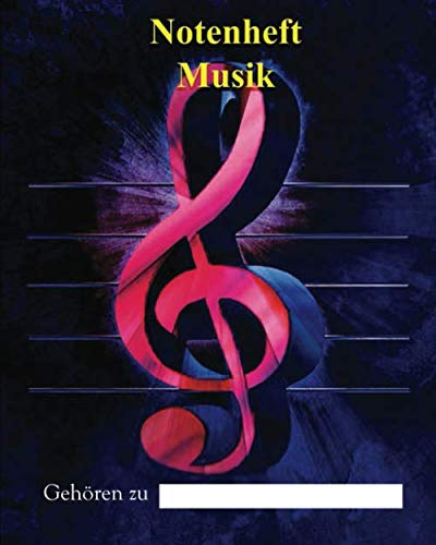 Notenheft Musik: 8 x 10 Zoll , 90 Seiten , 11 Notensysteme pro Seite , Vol. 4