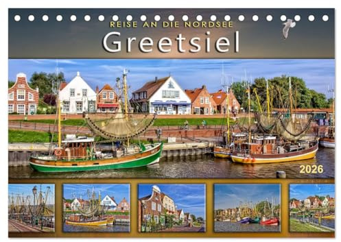 Reise an die Nordsee - Greetsiel (Tischkalender 2026 DIN A5 quer), CALVENDO Monatskalender: Der Fotokünstler Peter Roder nimmt Sie mit auf eine Reise nach Greetsiel an der Nordsee. (CALVENDO Natur)