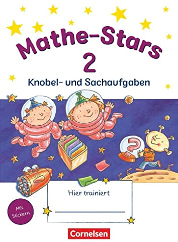 Mathe-Stars - Knobel- und Sachaufgaben - 2. Schuljahr: Übungsheft - Mit Lösungen