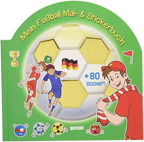 Mein Fußball Mal- und Stickerbuch