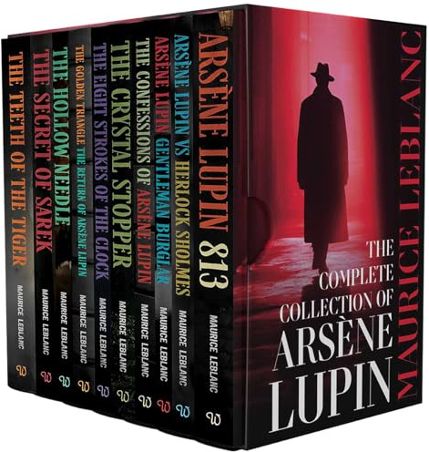The Complete Collection of Arsène Lupin 10 Books Box Set by Maurice LeBlanc(Gentleman Burglar, The Confessions, The Crystal Stopper, The Fight Strokes of the clock & More)