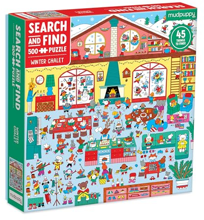 Winter Chalet Search & Find Puzzle: 500 Pieces