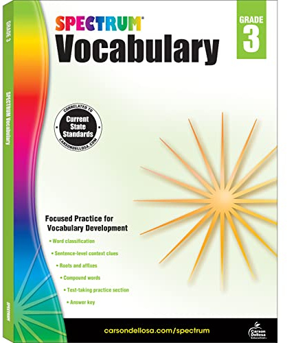 Spectrum Vocabulary, Grade 3: Volume 86