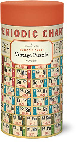 Cavallini 1000 Piece Puzzle, Periodic Chart (PZL/PERCHT)