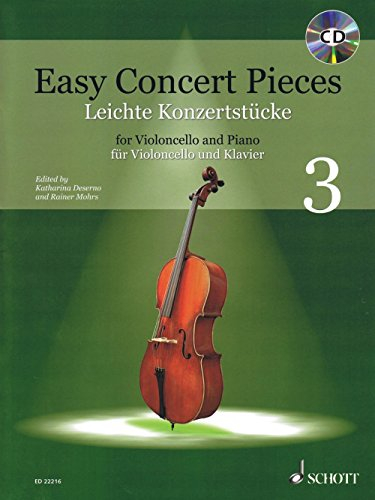 Leichte Konzertstücke: Band 3. Violoncello und Klavier. (Easy Concert Pieces, Band 3)