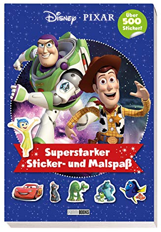 Disney PIXAR: Superstarker Sticker- und Malspaß: über 500 Sticker!: Mit über 500 Stickern