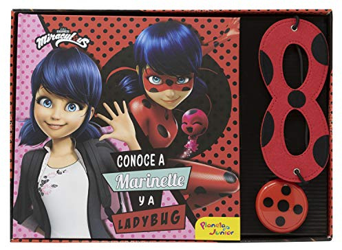 Miraculous. Libro con antifaz y yoyó: Conoce a Marinette y a Ladybug