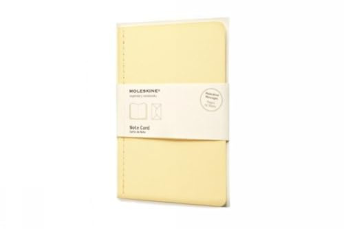 Moleskine Large Note Card With Envelope - Frangipane Yellow