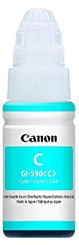 Canon Tintenbehälter GI-590 C cyan - Tintenpatrone 70 ml ORIGINAL für PIXMA Drucker MegaTank
