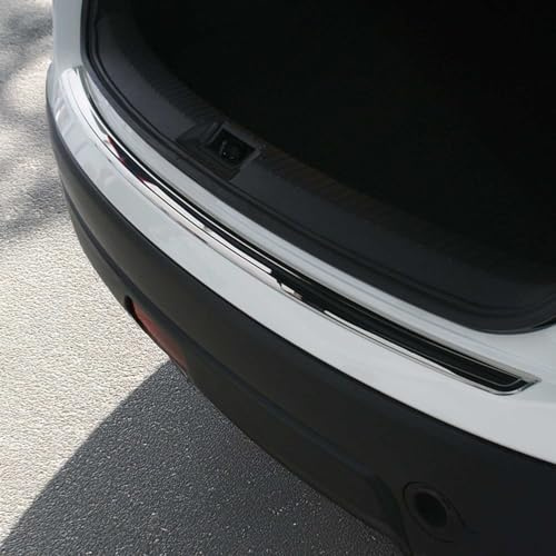 OMAC Ladekantenschutz Stoßstangenschutz für Nissan Qashqai J10 +2 2007-2013 – Edelstahl Chrom