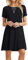 MOLERANI Summer Dresses for Women UK Casual T-Shirt Dress Short Sleeve Ladies Beach Dress (L, Black)