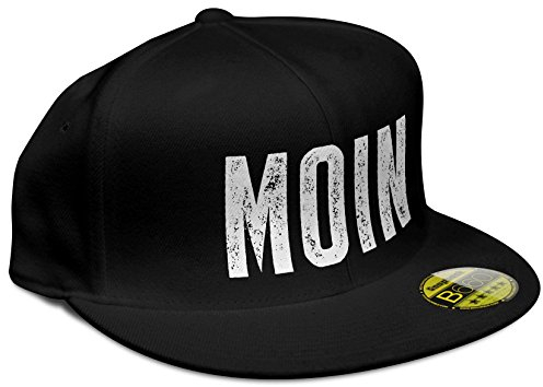 Stylotex Flat Cap Moin Vintage Print, Farbe:schwarz