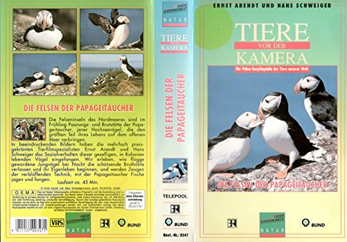 Tiere vor der Kamera: Die Felsen der Papageientaucher [VHS]