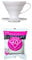 Hario V60 White Coffee Dripper 01 with White V60 Paper Filters 100 Sheets & Measuring Scoop