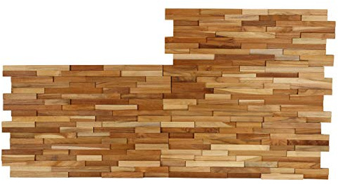Bare Decor BARE-WT3050 Wandfliesen, Teakholz, Holz, 10 sq ft