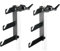Manfrotto 044 B/P Clamps-2 Halter Haken 045 montiert auf 2 superclamps 035