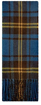 I LUV LTD 100% Lammwollschal im Irisch County Sligo Tartan