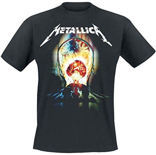 Metallica Men's Exploded_Men_BL_TS:2XL Regular Fit Crew Neck Short Sleeve T - Shirt, Black (Black Black), XX-Large (Manufacturer Size:XX-Large)