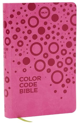 NKJV, Color Code Bible for Kids, Pink Leathersoft, Comfort Print: New King James Version, Pink Color Code Bible for Kids; Has Maps and a Ribbon Marker