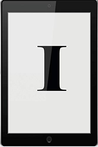 I: Personalized College Ruled Pages Notebook Journal Modern Black Tablet Tech Theme Bjournal Notepad Initial Monogram Letter I- Many Usage Handy Travel Size For Men Teens Boys