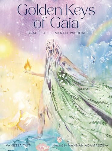 Golden Keys of Gaia: Oracle of Elemental Wisdom - 50 cards & 208pp guidebook