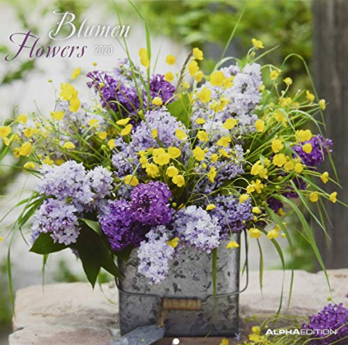 Blumen 2020 - Flowers - Wandkalender - Broschürenkalender (30 x 60 geöffnet) - Wandplaner