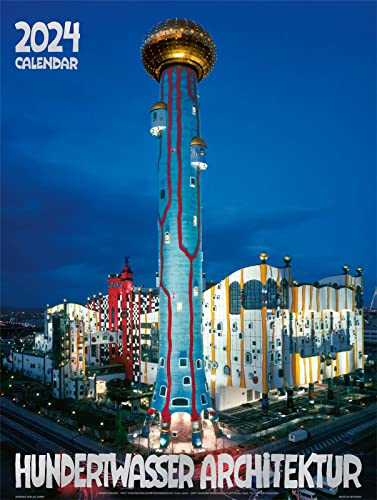 Großer Hundertwasser Architektur Kalender 2024