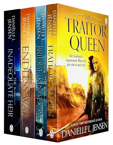 The Bridge Kingdom Series 4 Books Collection Set By Danielle L. Jensen (The Bridge Kingdom, The Traitor Queen, The Inadequate Heir & The Endless War)
