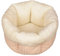SimidunEUR Katzenkorb Hundebett Tierbett Katzenbett Hundesofa Katzensofa Kissen Flauschig Waschbar für Katzen Hunde，Beige,M (46 * 46 * 27CM)