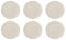 Villeroy & Boch Manufacture Rock Blanc - Set di 6 piatti universali Coupé, diametro 25 cm, colore: Bianco