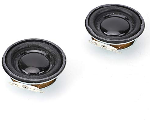 2 UDS Altavoz 40mm, Altavoz Magnético DIY 3W 4 Ohmios 40MM de Diámetro de Audio de Rango Completo de Graves Estéreo de Repuesto para Arduino