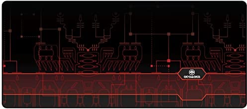 DPI Merchandising: Cyberpunk Edgerunners Mauspad 'Arasaka' - Rot, 80 x 35 cm, Glatte Oberfläche, Gummirückseite, Kunststoff