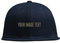 Casquette snapback personnalisée pour homme et femme - Casquette à visière plate bleue, bleu marine, taille unique