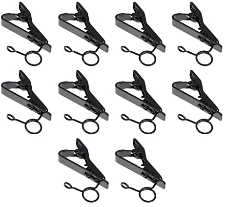 UKCOCO Mini 20 Stück Mikrofon-Lavalier-Mikrofon Zum Sprechen -Mikrofone Mikrofon-Clips Für Ansteckmikrofon Microfono Inalambrico Mikrofon-Clip Mikrofon-Zubehör Mikrofon-Ansteck-Clip