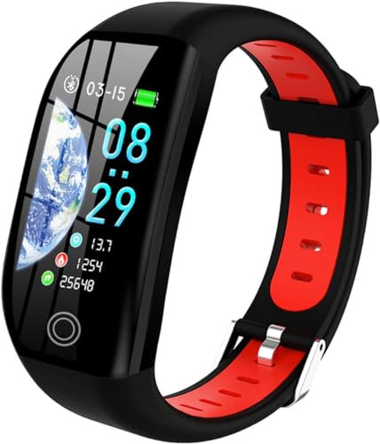 Tipmant Fitnessuhr mit Pulsmesser Schlafmonitor Schrittzähler Smartwatch Fitness Tracker Fitness Armband Wasserdicht IP68 Fitness Uhr Pulsuhr Sportuhr für Damen Herren Kinder ios iPhone Android Handy