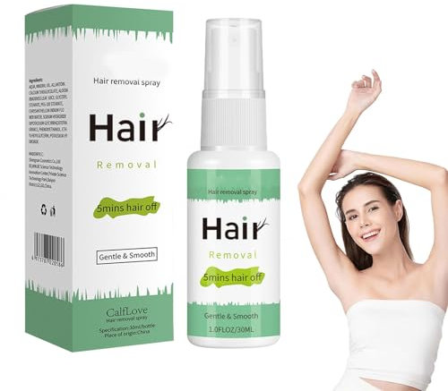 Spray para eliminar el cabello, spray para eliminar el pelo, spray depilatorio para las zonas íntimas para mujeres, spray depilatorio para brazos y piernas, eliminación rápida (1)