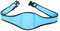 Toyvian 2 Pezzi Pacchetto di Microfono Fitness Microfono Dell'istruttore di Allenamento Bagaglio per Microfono Cintura Microfonica per Istruttori di Fitness Poliestere Blue