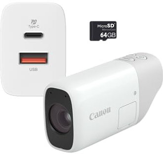 Canon PowerShot ZOOM Pocket-Sized Digital Monocular with 3-Step Zoom, Lightweight Design, 12MP Stills, HD Video, USB-C Camera, Wi-fi & Bluetooth (Renewed)