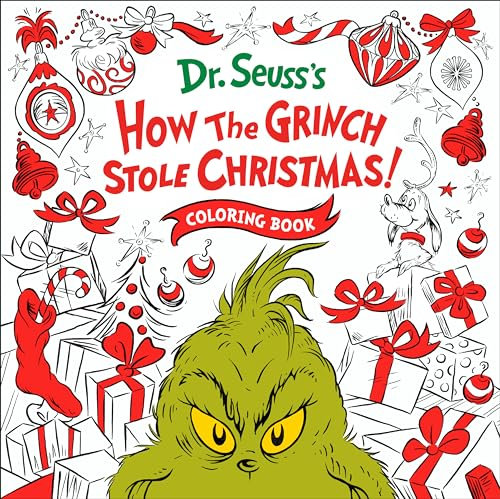 How the Grinch Stole Christmas! Coloring Book (Dr. Seuss Coloring Books for Adults and Kids)