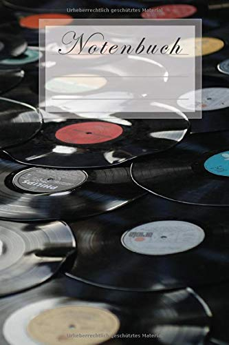Notenbuch: Notenbuch für Musiker und Komponisten/ 50 Seiten /Blanko Staff Papier/ Manuskript Papier /Piano /Gitarre/ Violine/ Keyboard / 6x9 Forma DIN A5/Soft Cover matt